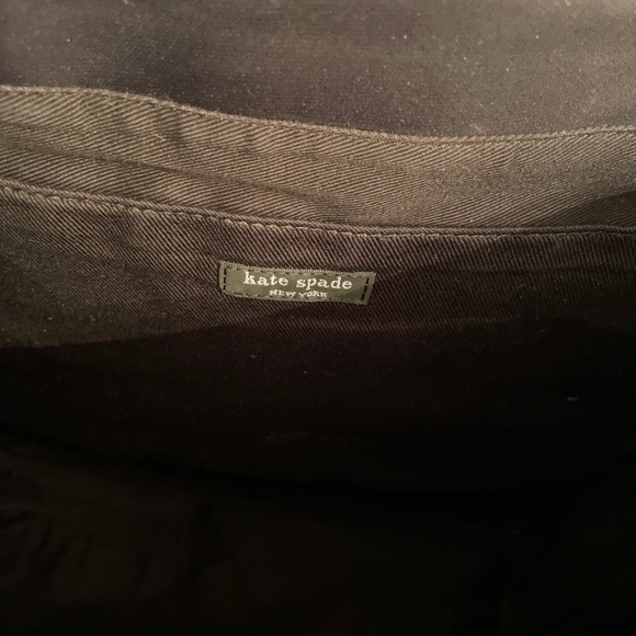 KATE SPADE NY BLACK NYLON MESSENGER LAPTOP BAG - Picture 4 of 7